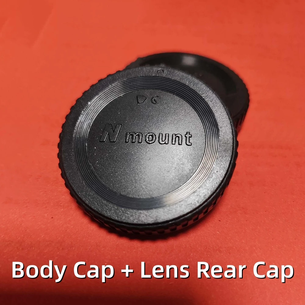 F‑mount Body Cap Rear Lens Cap Kit Camera Protective Cover For Nikon DSLR D500 D7500 D7200 D7100 D7000 D5 D4S APS‑C DSLR Camera