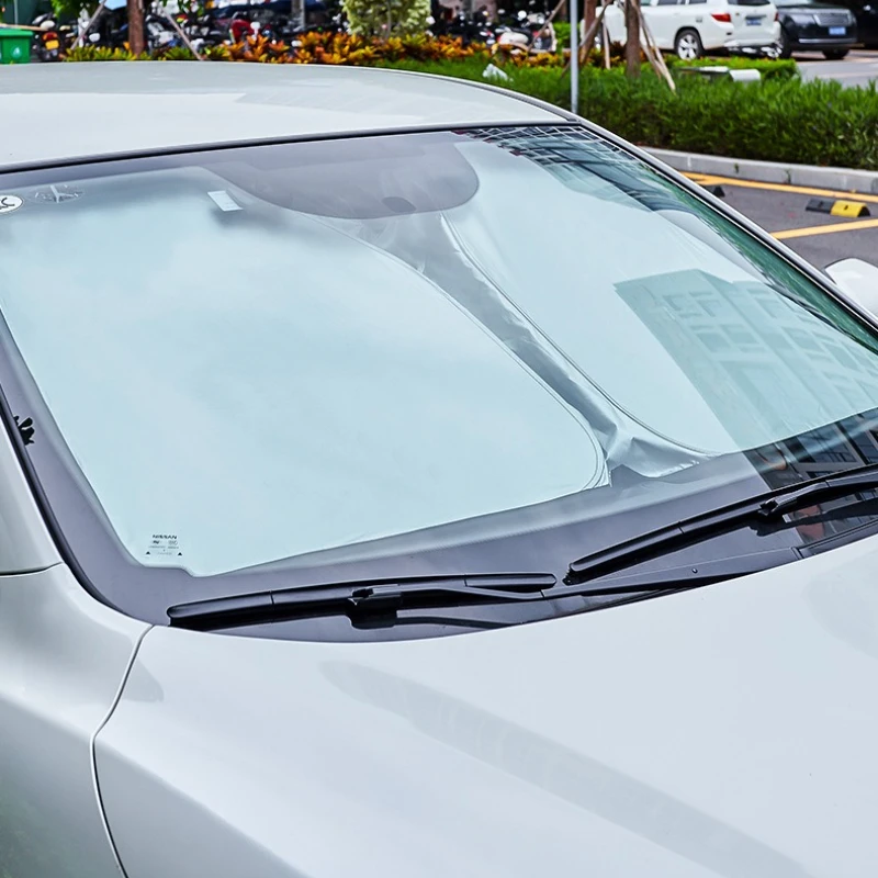 نافذة السيارة ظلة غطاء الشمس الظل الزجاج الأمامي قناع حامي الزجاج الأمامي للطي السيارات الأشعة فوق البنفسجية حماية الستار اكسسوارات التصميم