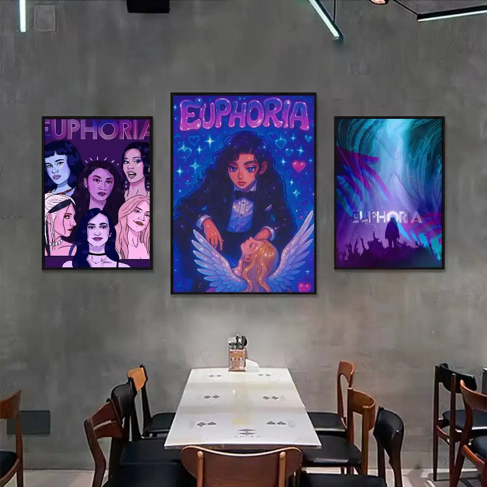 Euphoria hot TV Poster Wall art print art suitable for living room bedroom bar parlor home decor gift