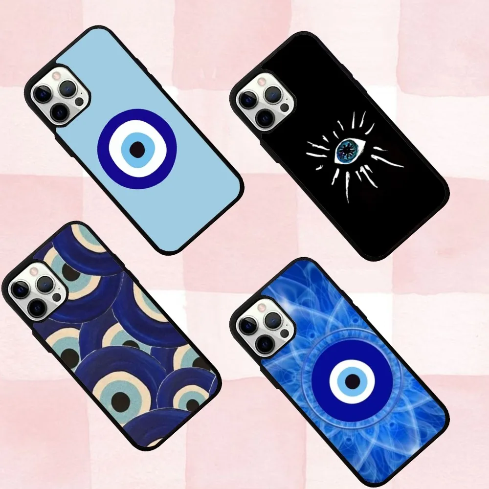 

Lucky Blue Evil Eye Phone Case For IPhone 16,se4,15,Pro,Max,Case 14,Plus,13,12,11 Magesafe Magnetic Wireless Charge Cover
