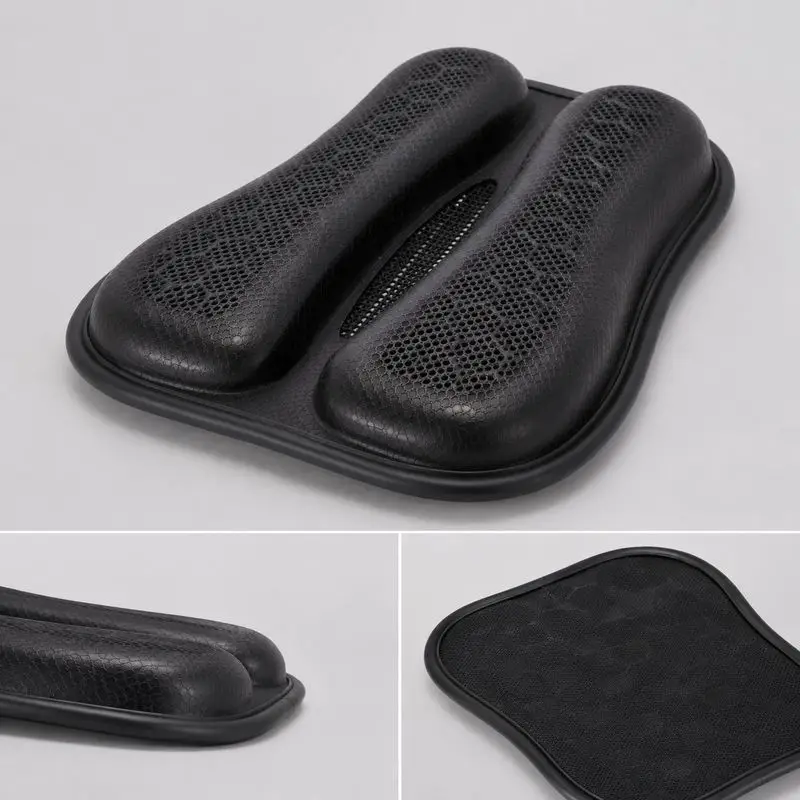 Motorcycle 3D Honeycomb Gel Seat Cushion Cover Universal Sunscreen Waterproof Breathable Air Flow Groove Seat Pad All Seasons