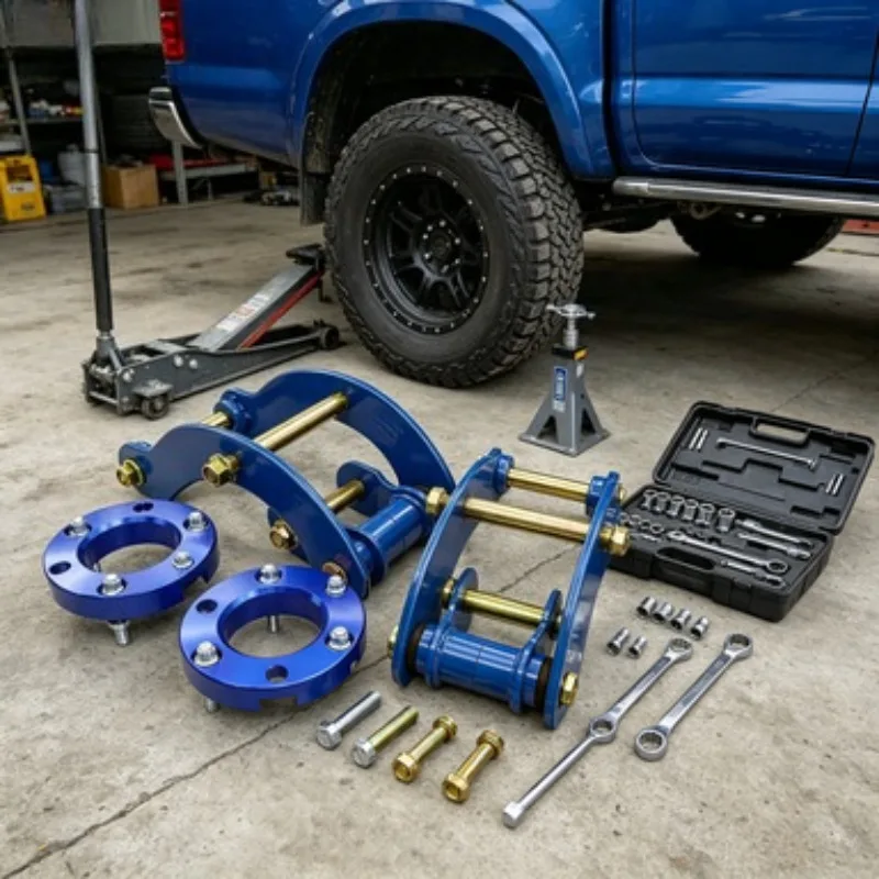 2 Inch Lift Leaf Spring Shackle Suspension Lift Kit Heavy‑Duty Hardware Fits Toyota Vigo Revo For Off‑Road Pickup Truck Chassis