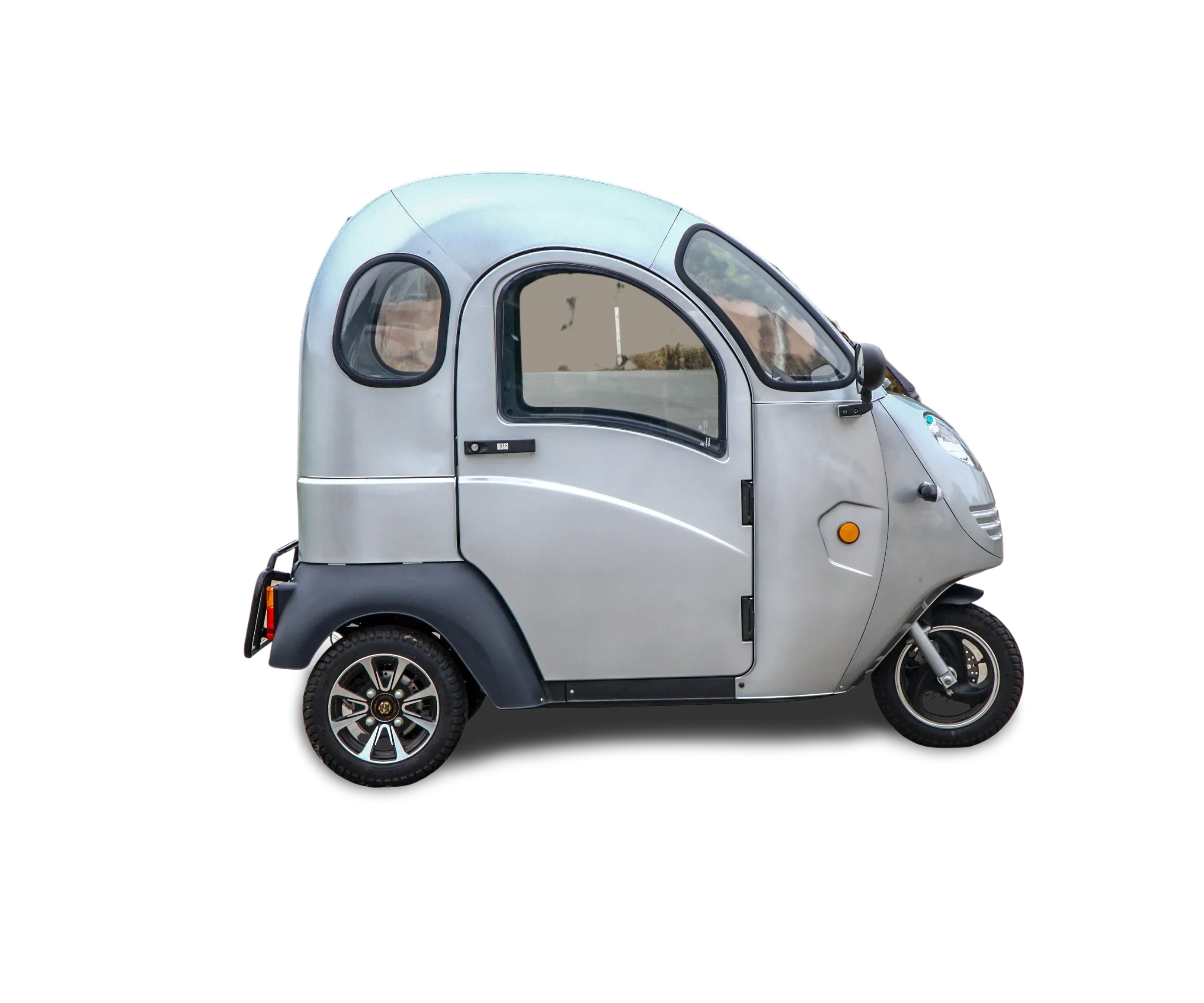 EEC electric tricycle full enclosed all weather tvs tricycles 3 wheel  mobility scooter  cabin