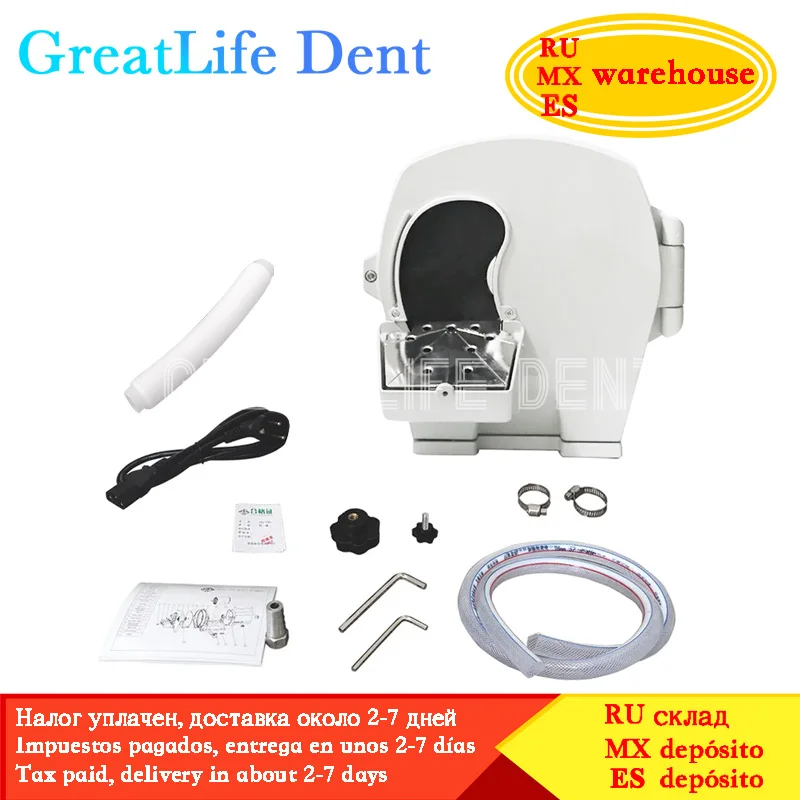 

GreatLife Dent Dental Gypsum Finishing Machine Correcting Model Trimmer Grinder Polishing Grinding Machine with Water