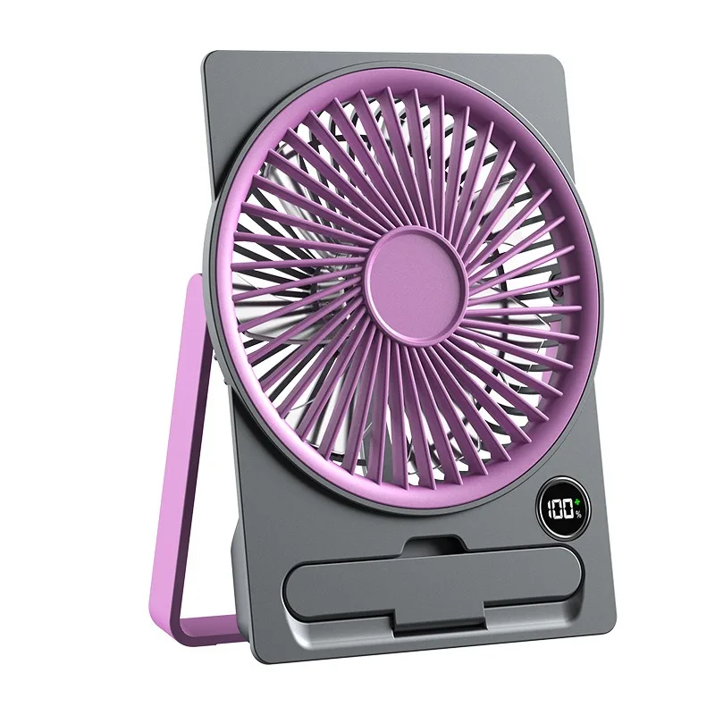 2025 พัดลมบางเฉียบ 1 ชิ้นสํานักงานเดสก์ท็อปขนาดเล็กพัดลมหมุนเวียนลมขนาดใหญ่ usb ชาร์จพัดลมขนาดเล็กขนาดเล็ก