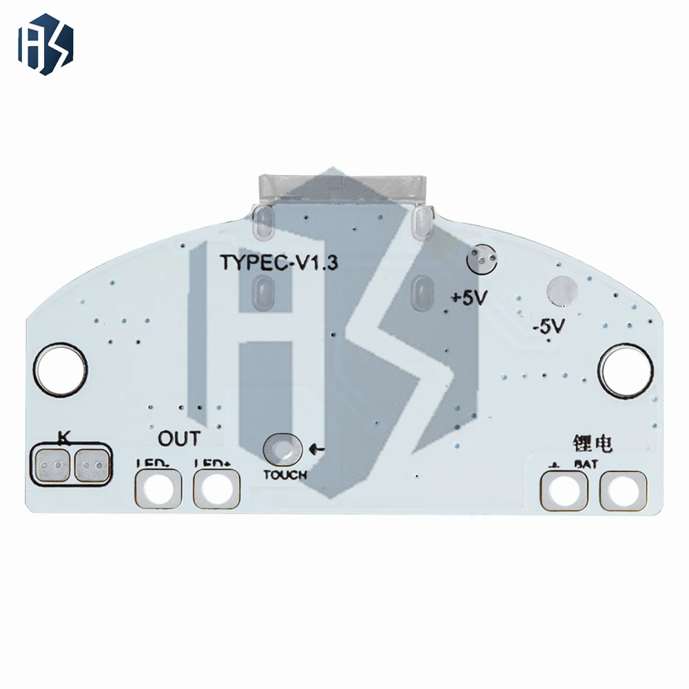 Płytka drukowana lampy stołowej typu C. Ładowanie przez USB, trzybiegowe, bezstopniowe przyciemnianie, dotykowy moduł sterujący małą lampką nocną
