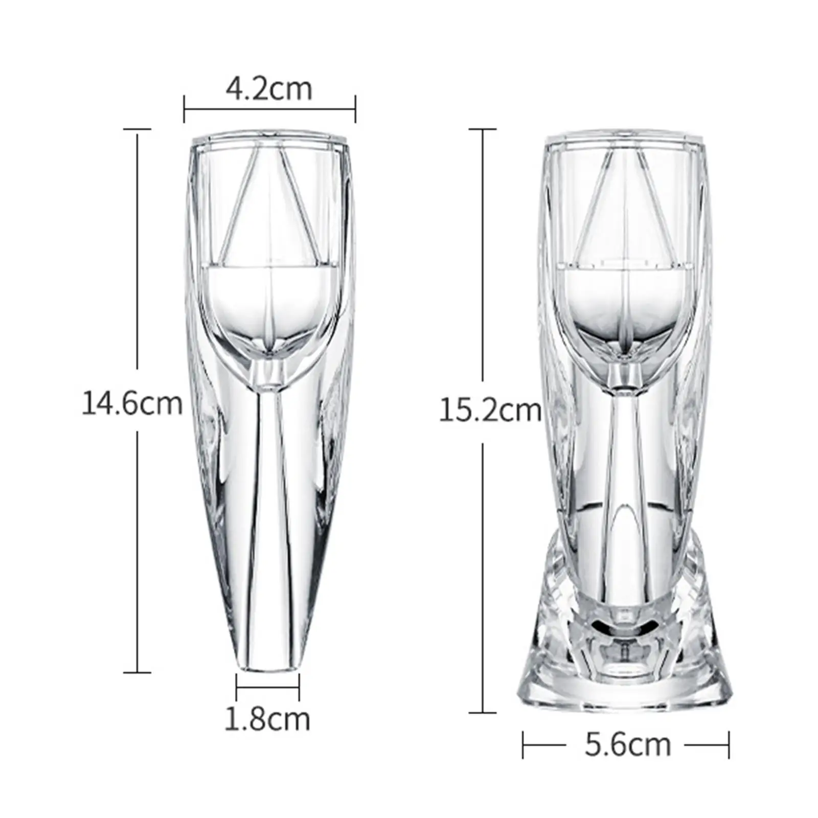 Прозрачный быстрый графин с держателем, акриловый ручной графин, аксессуары для разлива аэратора, бесплатно для вечеринки