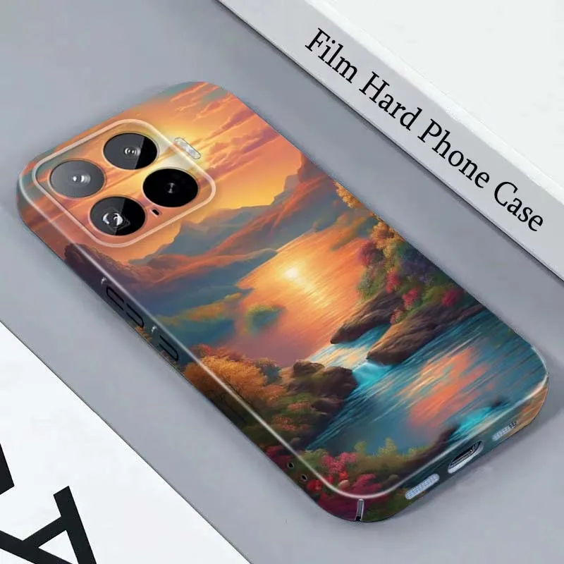 Funda Rígida para Teléfono Sunset Mountain River For Honor Play Magic 8 7 6 X9d X9c X9 X8b X8A X8 500 200 X50 X60 Lite GT Pro