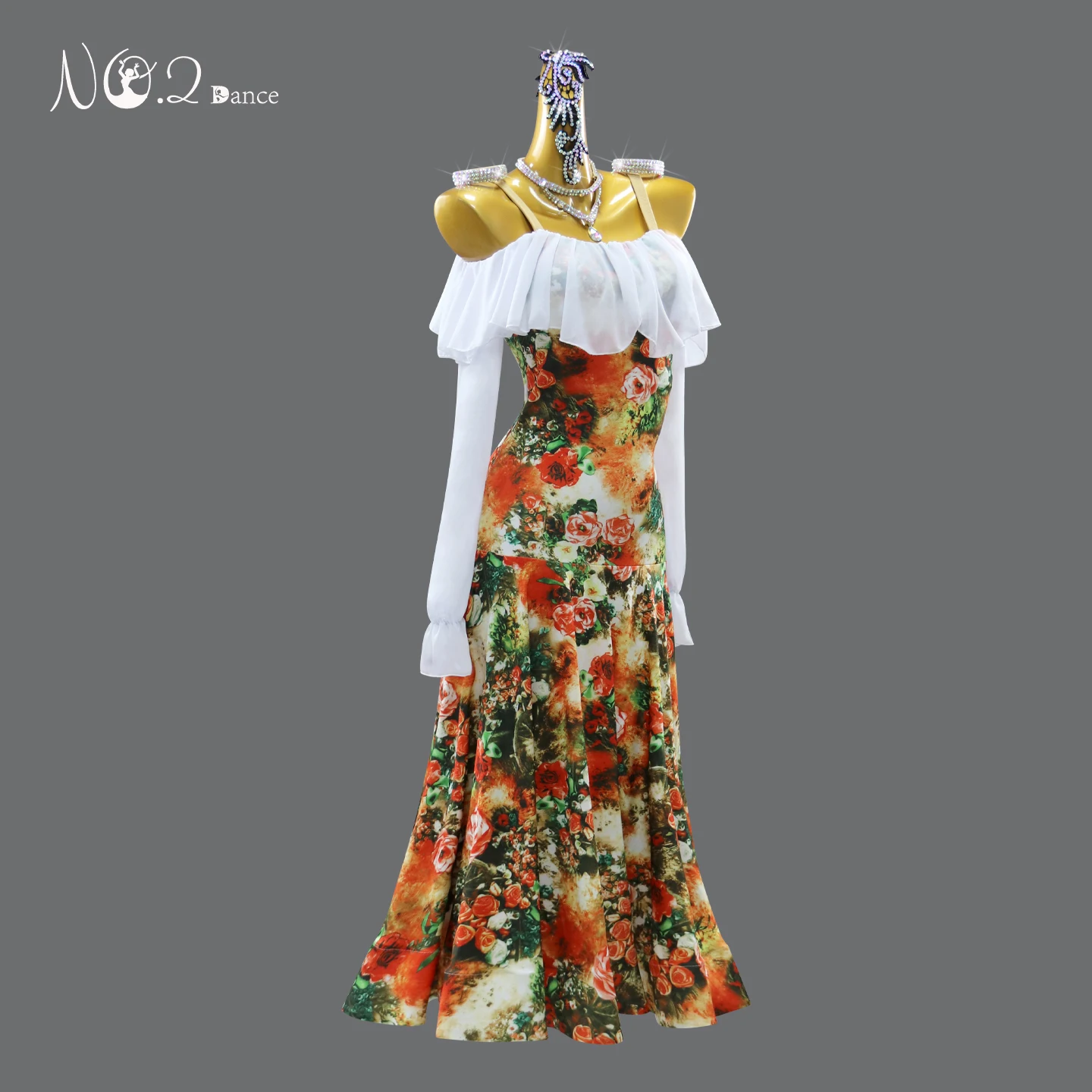 Modern Dance Costume Girls Competition Outfits Ballroom Dresses Waltz Kpop Stage Clothes Womens Evening Adult Carnival Dancewear