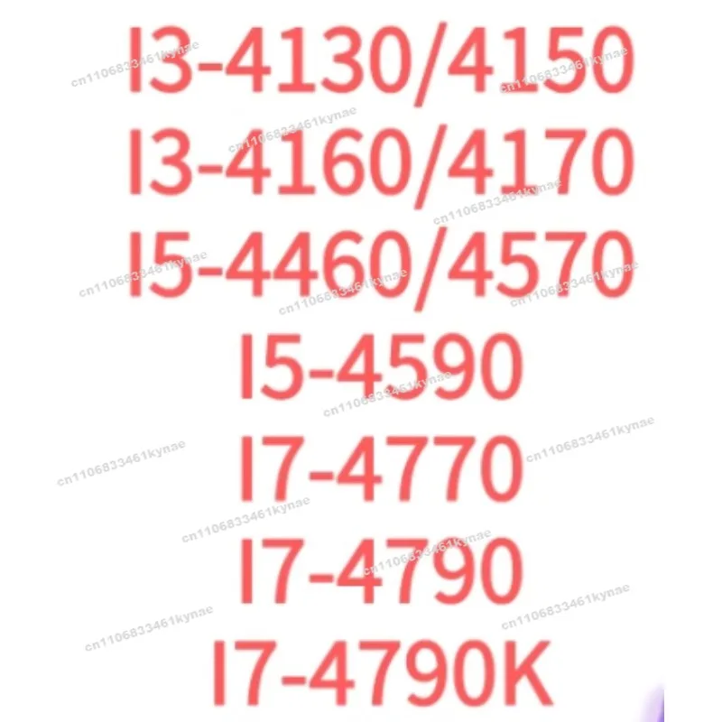 Para CPU de 4. a generación I3-4130 4170 I5-4460 4570 4590 I7-4770 4790k no es completamente nuevo
