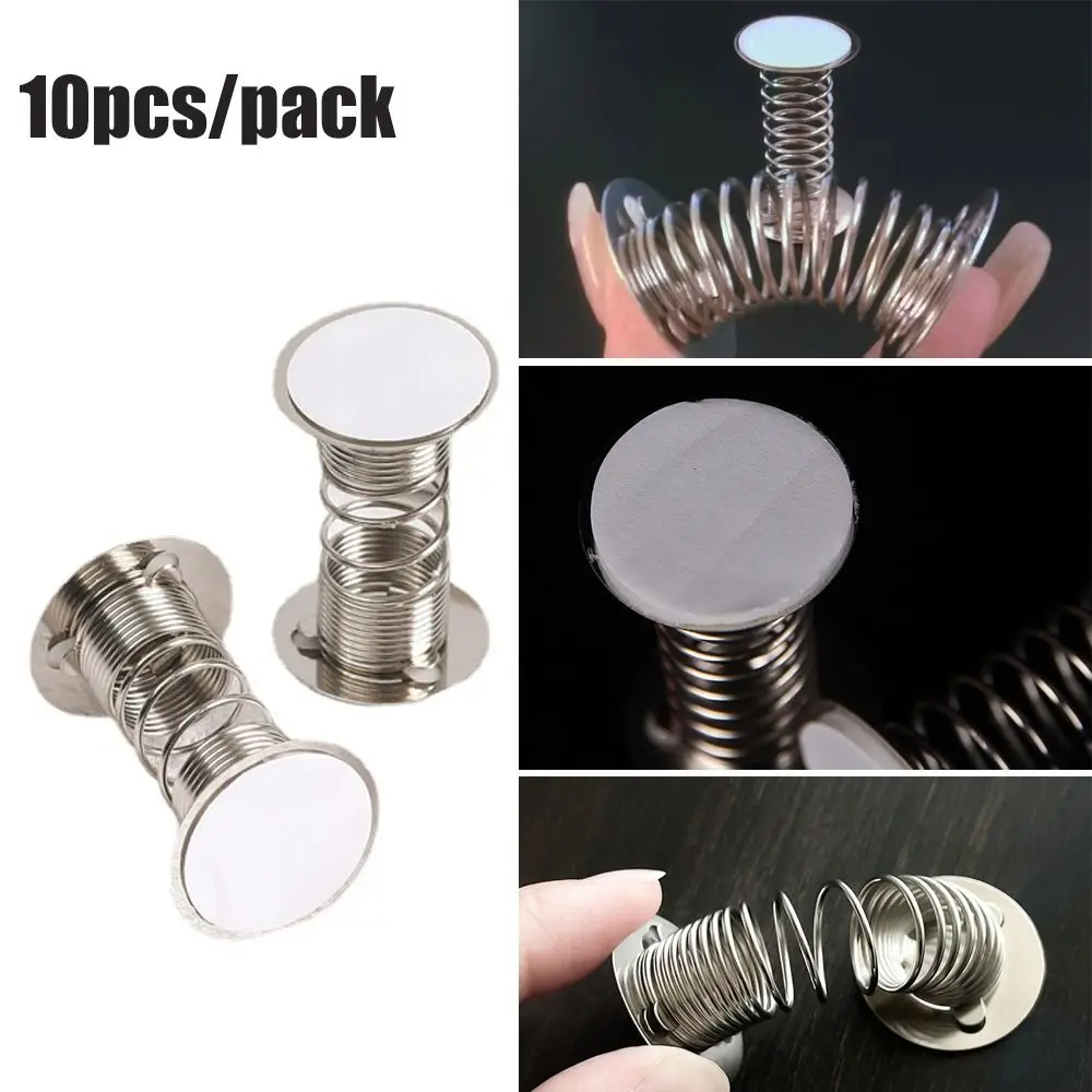 

10pcs 2.5cm Spring Base Toy Accessories DIY Doll Head Spring Base Shaking Toy Dashboard Replacement Springs Bases