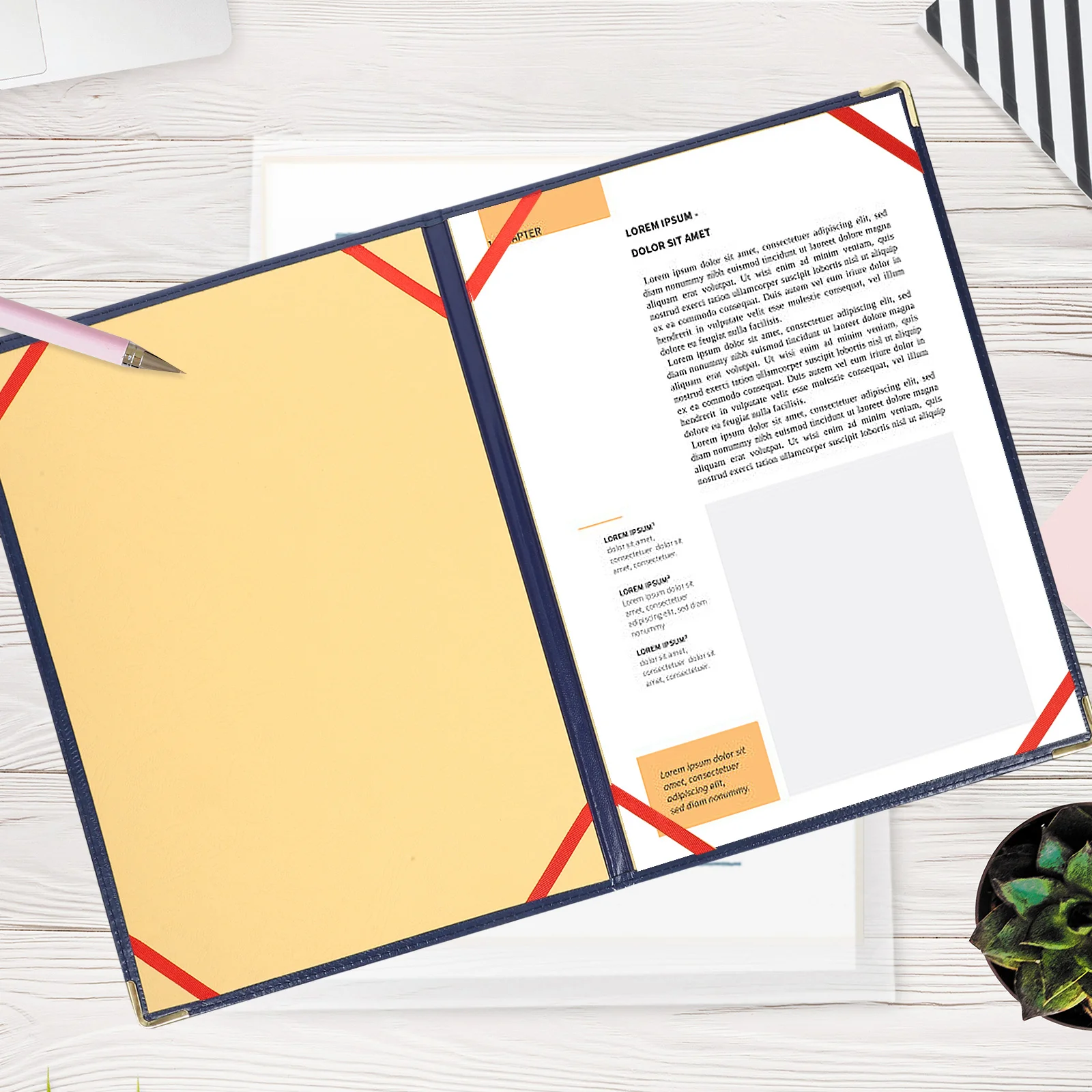 

Folder Writing Board Document Organizer For Office File Storage Portable Portfolio Binder Office Accessory