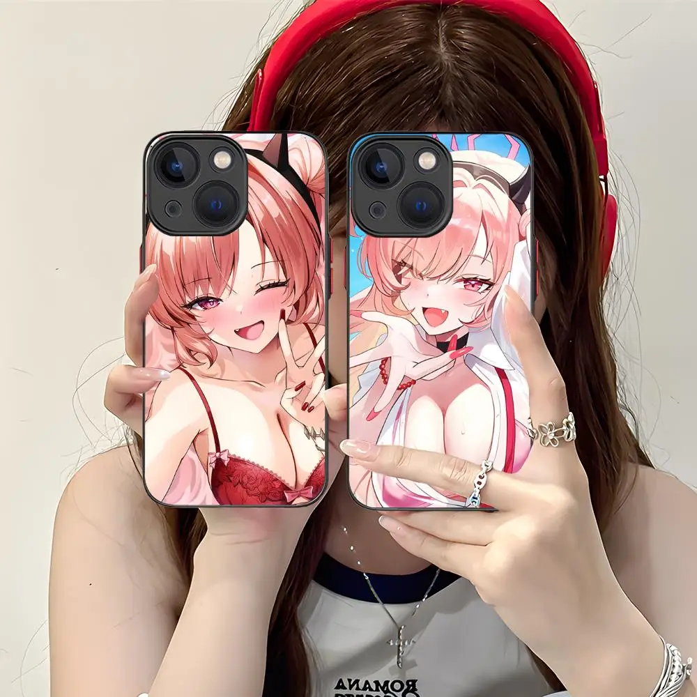 

Чехол для мобильного телефона Blue Archive Kirara для iPhone 17, 16, 15, 14, 13, 12, 11 X XR XS 8 7 Air Pro Max Plus, мини-красочный силиконовый чехол