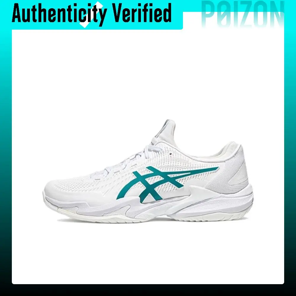 ASICS Court FF 3 Novak Tennis Shoes Men's Low-top White/Green 1041A361-100