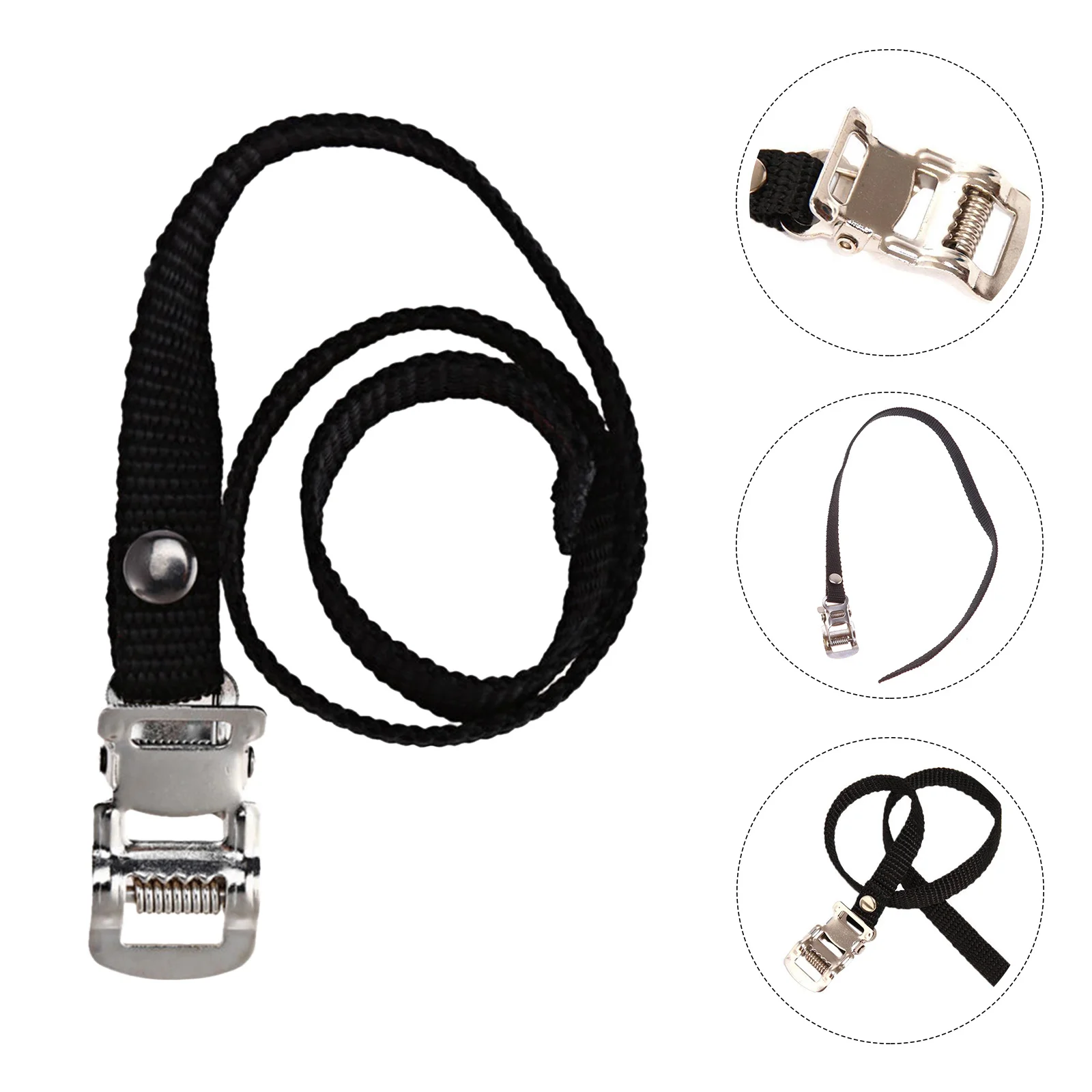 

4 Pcs Bike Rear Rack Strap Pedal Binding Kit Bicycle Straps Carrier Tie down Toe