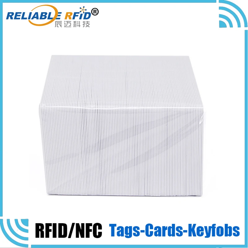 10pcs 15m 860-960Mhz Long Distance UHF RFID PVC Card EPC Gen2 Alien H3 chip UHF RFID Blank White Card for Access Control Parking