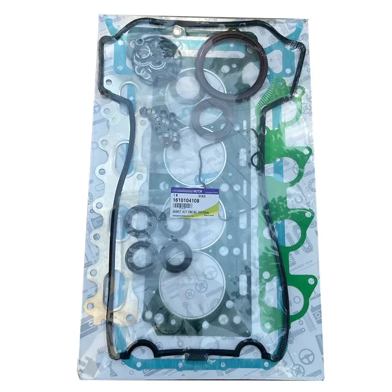 New Genuine Engine Overhual Gasket Kit 1610104108 For Ssangyong Istana