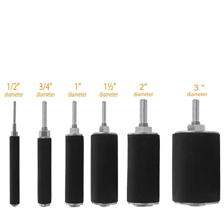 Rubber Mandrels 1/8 inch (3.17mm)Shank For Sanding Drum Holder Sleeve Dremel Rotary Tool