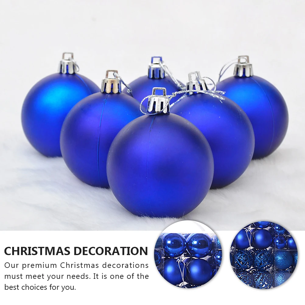 

100 Pcs Christmas Ball Decoration Bauble Ornaments Bulk Baubles Xmas Holiday Pendant
