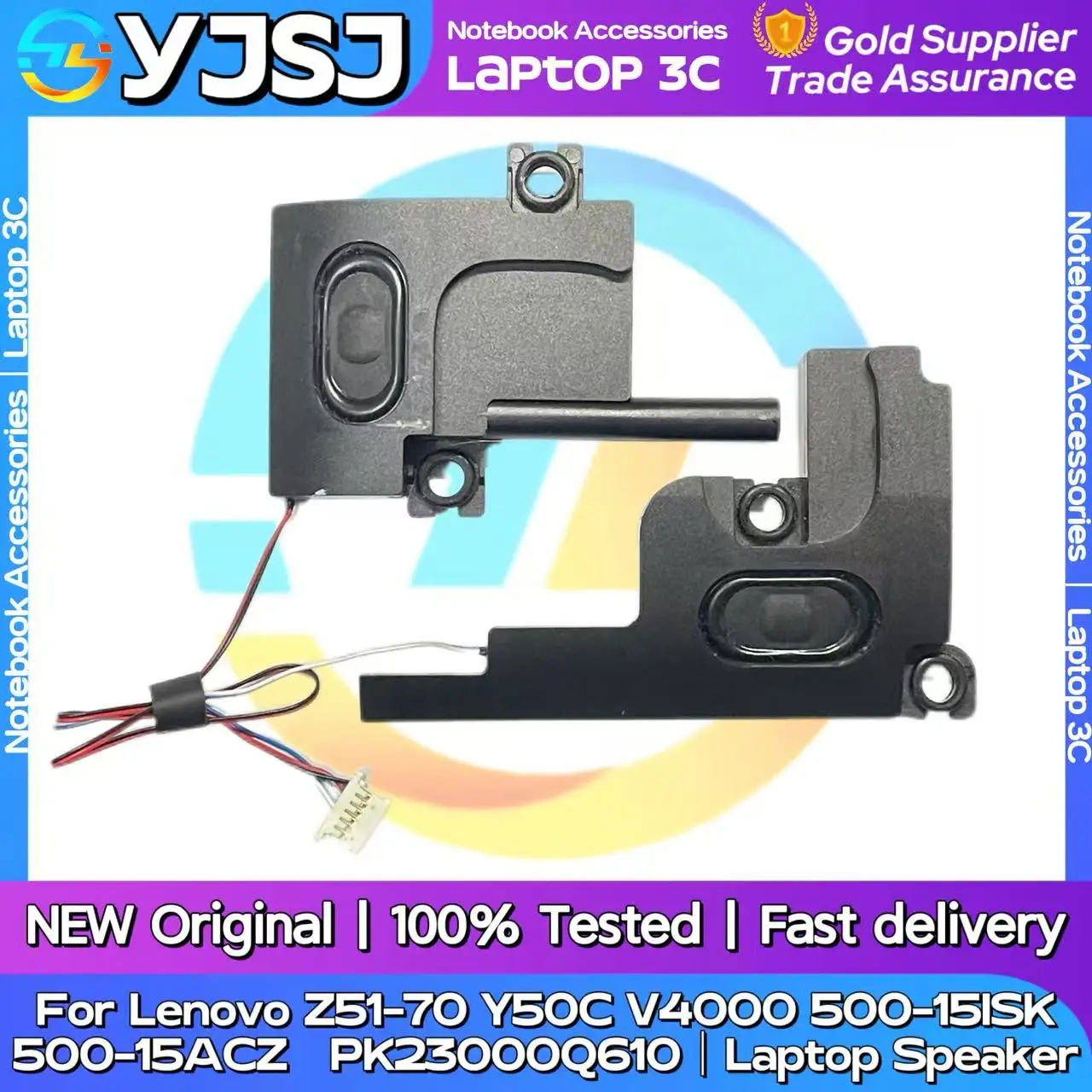 New Original Laptop Notebook Audio Speaker For Lenovo Z51-70 Y50C V4000 500-15ISK 500-15ACZ  PK23000Q610  built-in speaker horn
