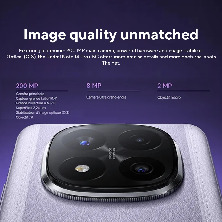 World Premiere Global Version Redmi Note 14 Pro+ 5G 14 pro plus สมาร์ทโฟน Snapdragon 7s Gen 3 200MP กล้องด้านหลัง