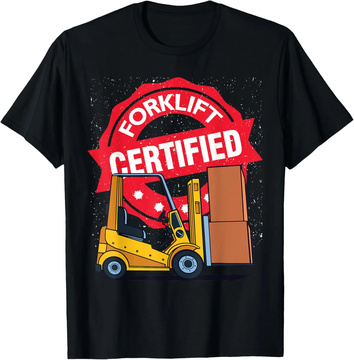 

Сертифицированная футболка для вилочного погрузчика