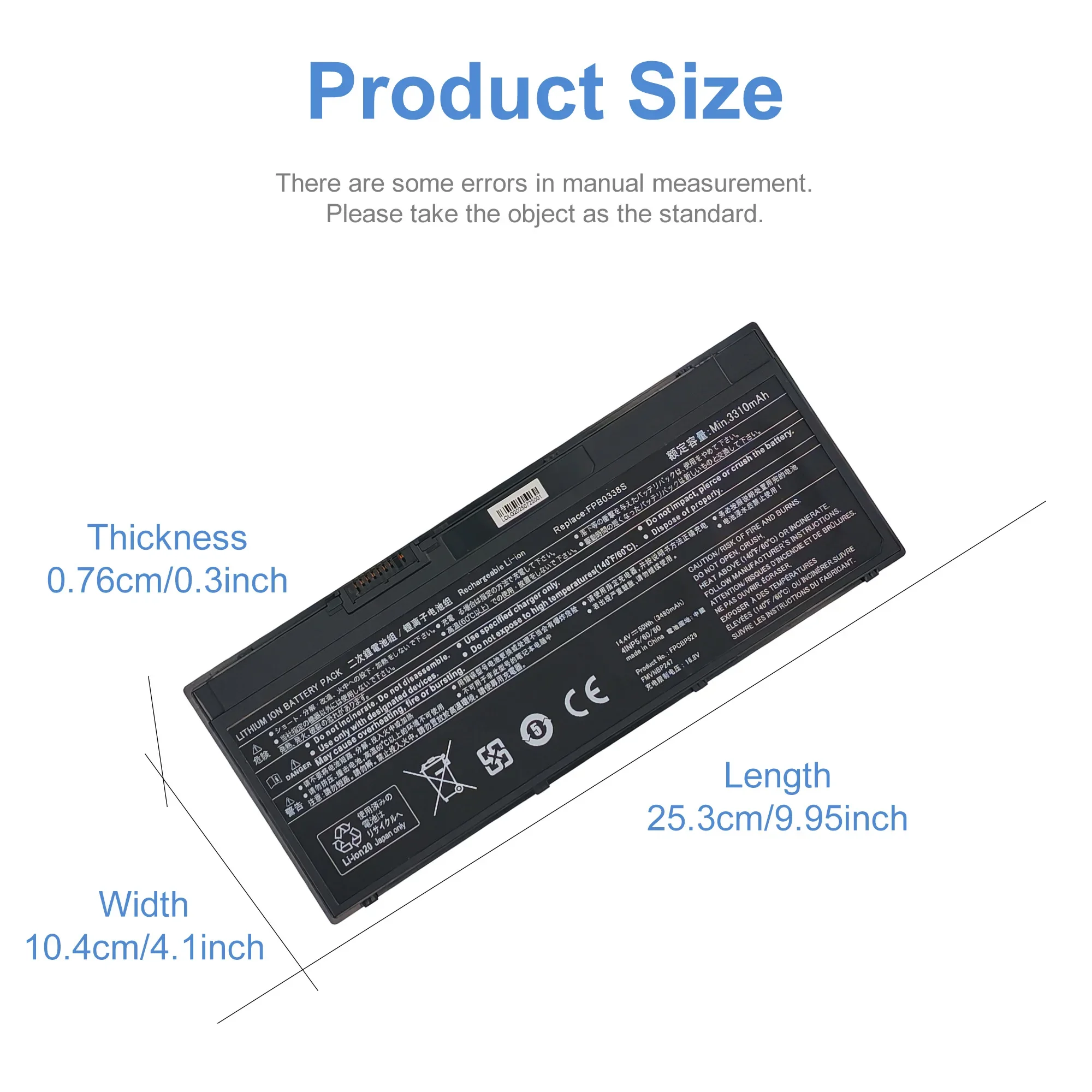 FPB0338S FPCBP529 FPCBP531 FMVNBP247 FMVNBP248 Laptop Battery For Fujitsu LifeBook T937 T938 T939 E548 E549 E558 E559 U747 U748