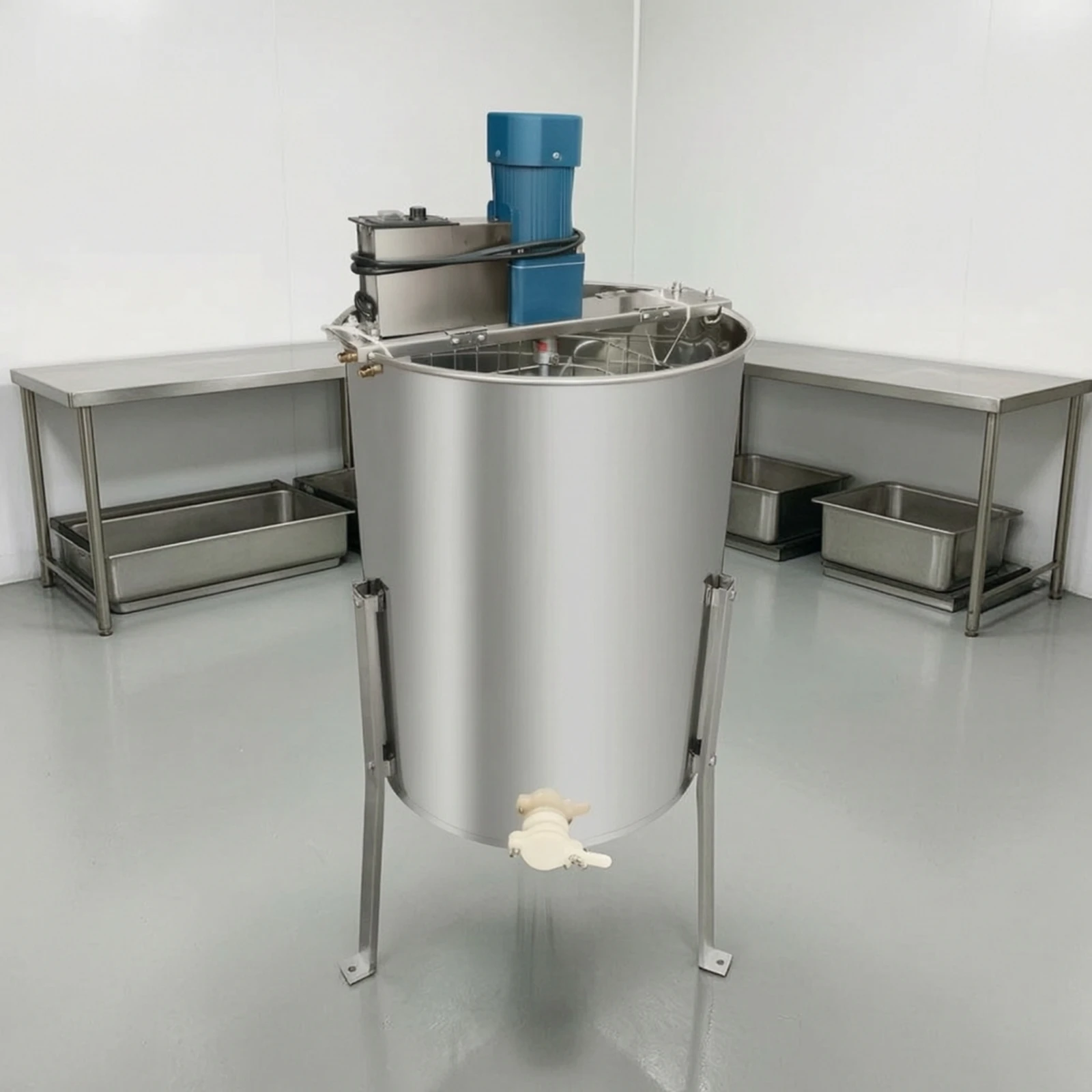 Electric Honey Extractor Stainless Steel Four-Frame Honey Extractor Beekeeping Equipment Time-Saving Rust-Resistant - view 2