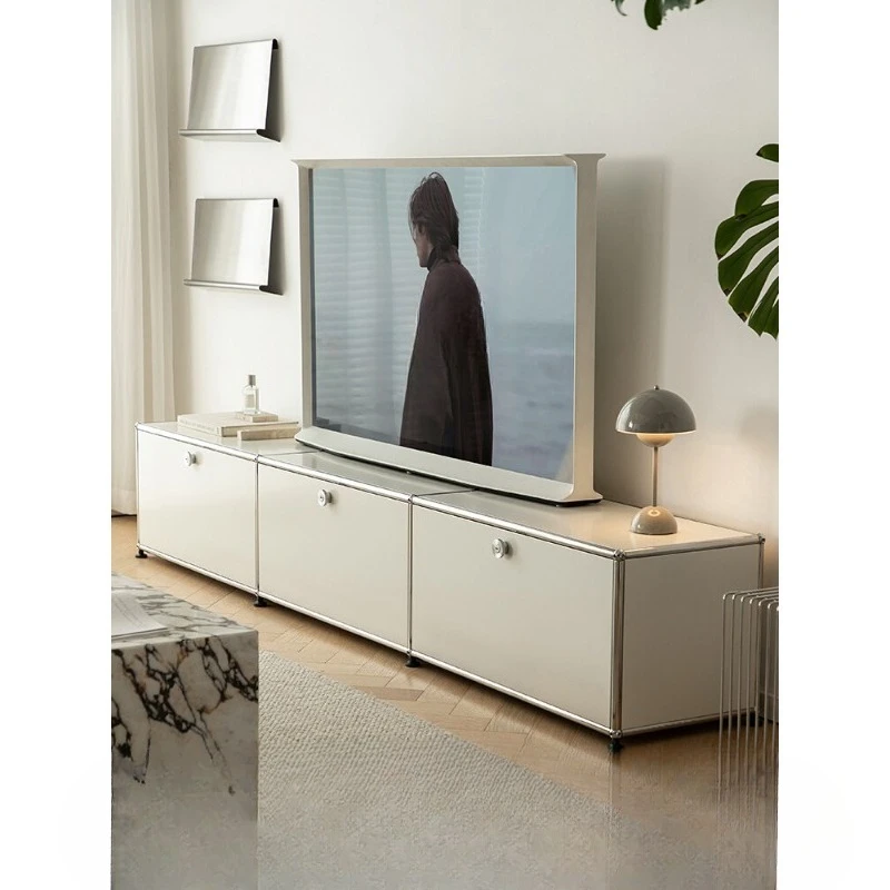 

Stainless Steel Floor Storage Locker for Household Small Apartment - Kitchen Bathroom Organization Cabinet