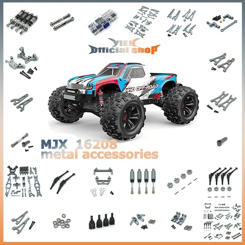 Mjx Hyper Go Spare Parts 1/16 Brushless RC Cars Off-road Truck Buggy Replacement Parts for 16208 16209 16210 Upgrade Parts