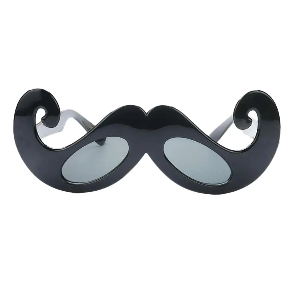 Funny Black Novelty Moustache Frame Eye Glasses Photo Props Cosplay Birthday Carnivals Party Groom Beard Sunglasses