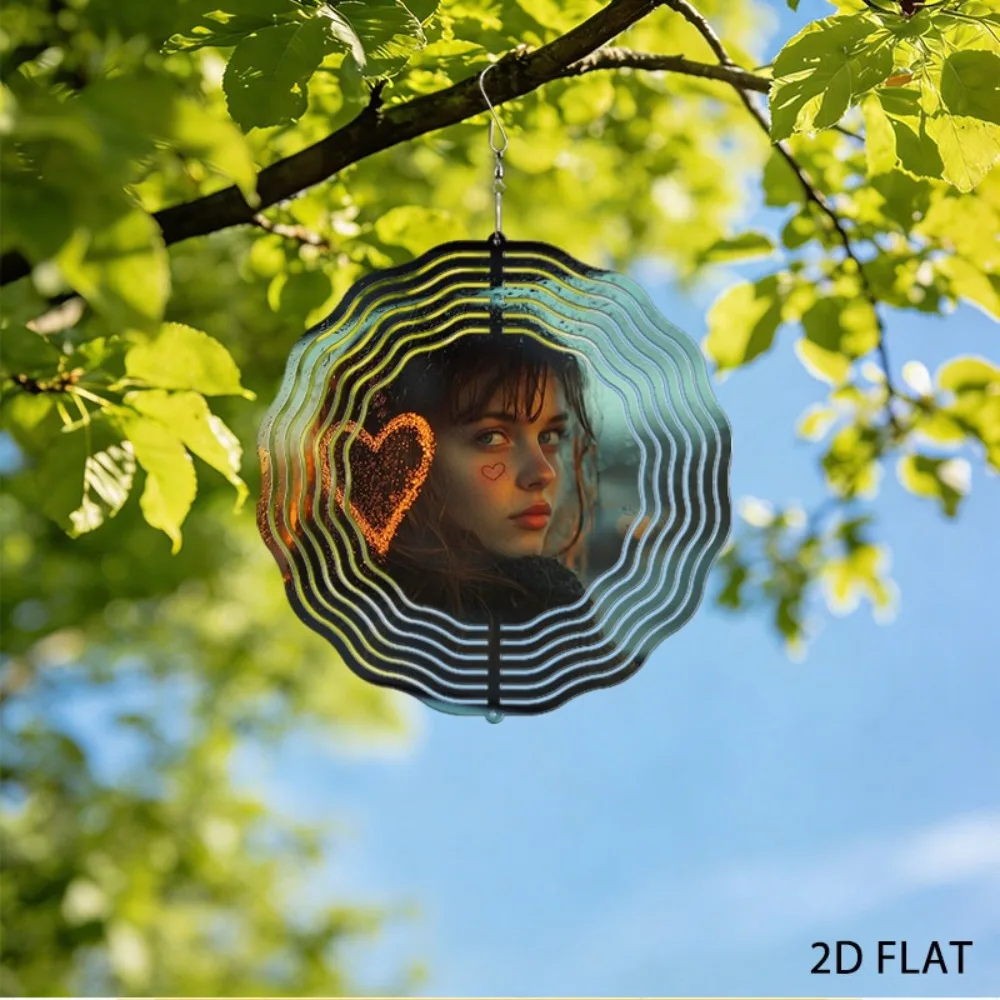 

Iron Wind Chimes Heart Window Garden Decor