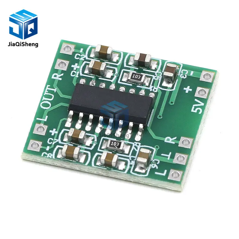 PAM8403 module Super digital amplifier board 2 * 3W Class D digital amplifier board efficient 2.5 to 5V USB power supply