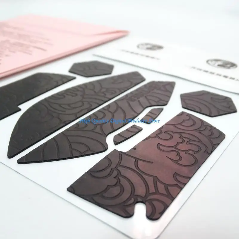 

U2JE Silicone Mouse Grip Tape Mouse Skin Side Stickers Sweat Resistant For Game Competitive Gamers Optimaled Control