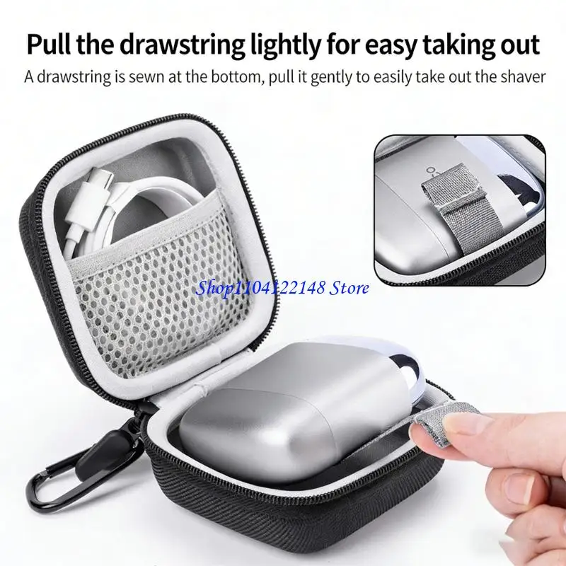 

P9FA Shockproof Protective Case Travel EVA Carrying Case for F8 Shaver Hard Case Electric Shaver Storage Box
