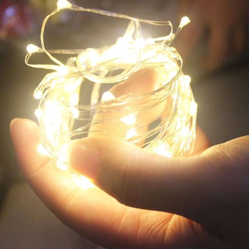 LED String Light 1/2/3/5/10M Waterproof String Lights Holiday Decoration Fairy Lights Outdoor Garden Christmas String Lights