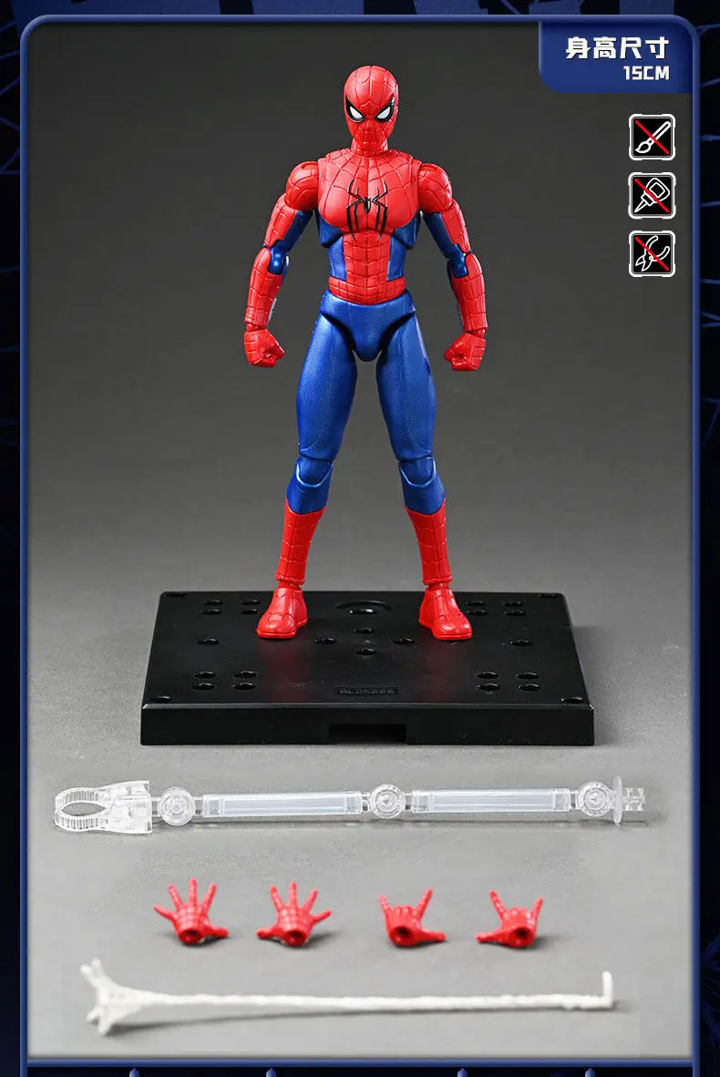 Blokees Spider-Man Anti-Venom Daredevil Actionfigur Brandneue Spielzeuge Spider-Man Bausatz Champion-Klasse Spielzeuggeschenke – Detail 33