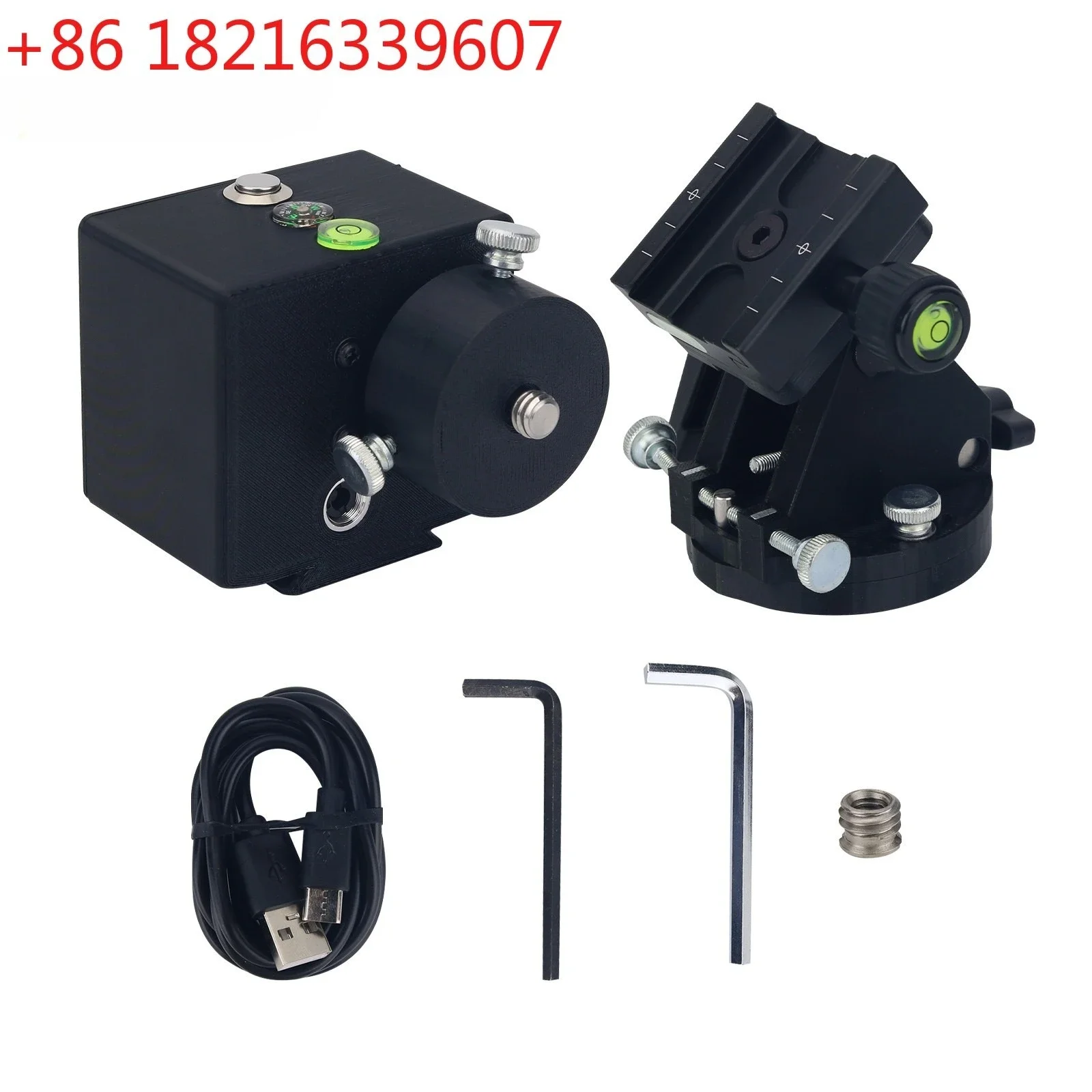 TAOteseek Third Generation Upgraded Version 3D-Printed Harmonic Equatorial Mount with Latitude Adjustment Base Set