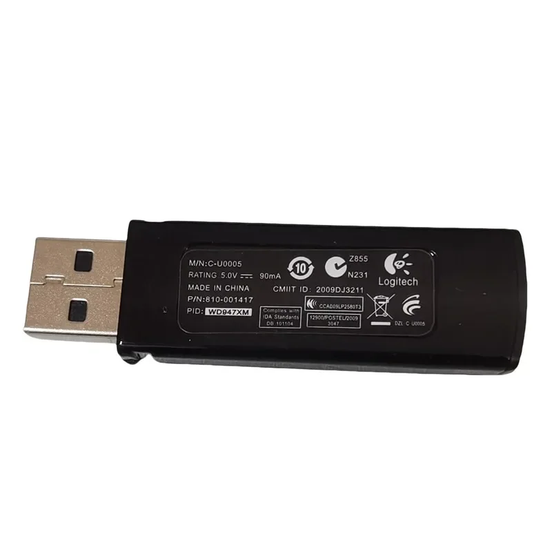 Adaptador transceptor Dongle USB sem fio, C-U0005, apto para Logitech R400, R700, R800