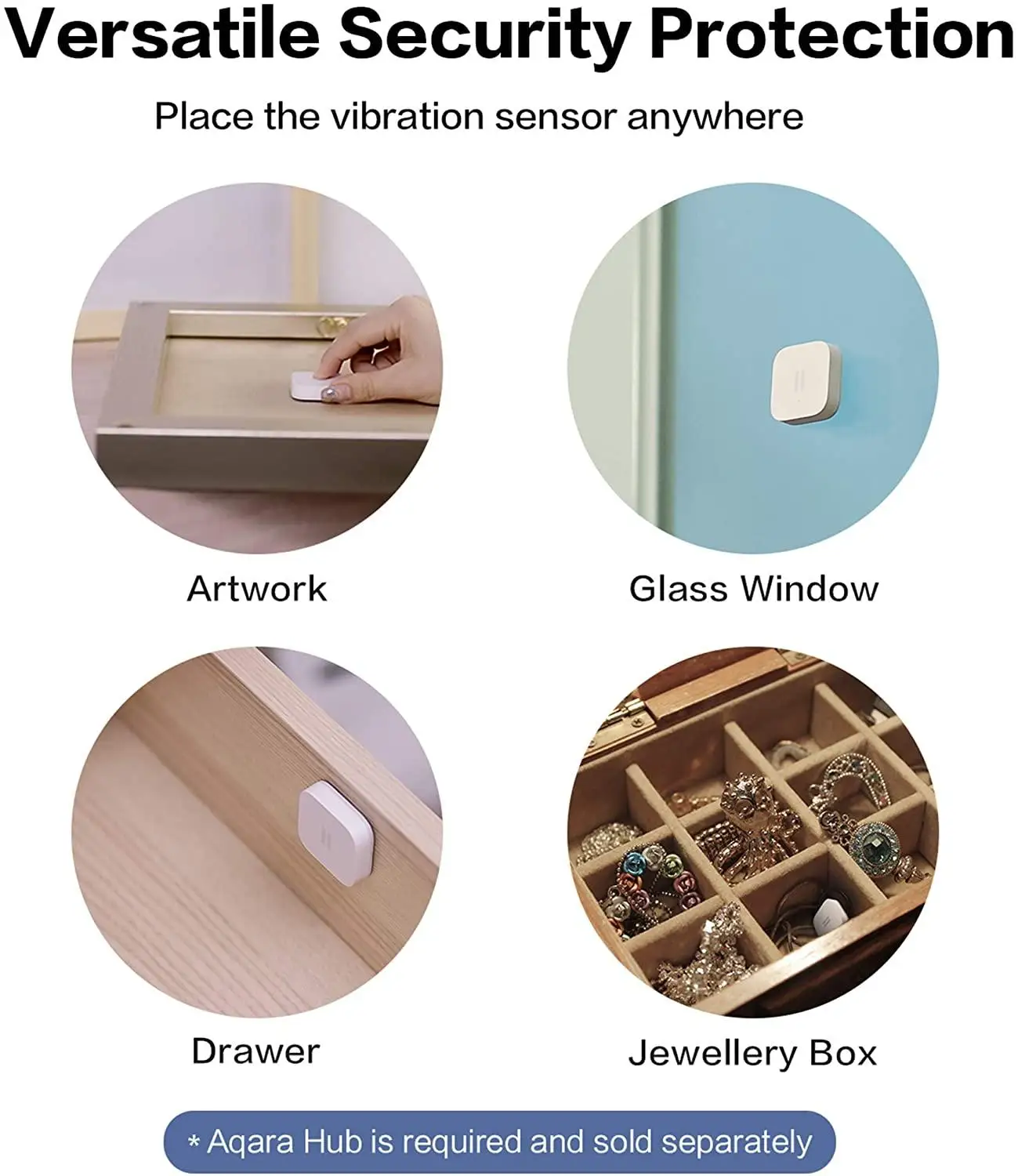 Aqara Vibration Sensor Zigbee 3.0 Wireless Shock Detector For Alarm System Smart Home Automation Work With Mi home HomeKit APP