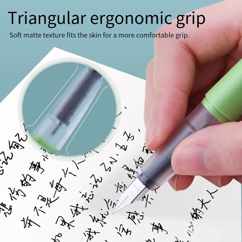 Hero Pen H1219 طالب ذكر وأنثى الكبار الموقف الإيجابي ممارسة الكتابة الأعمال مكتب قلم حبر هدية صندوق #3