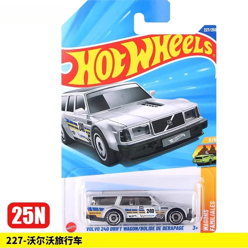 Originele Hot Wheels Auto Volvo 240 Drift Wagon Speelgoed voor Jongen 1/64 Diecast Voiture HW Mod Metalen Model Collectie Verjaardagscadeau 2026C
