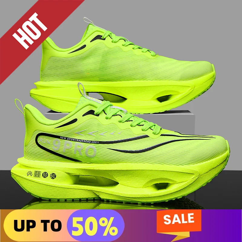 

Marathon Mens Sports Running Shoes Casual Carbon Plate Breathable Ultralight Women's Comfortable Athletic Walking Tenis Sneakers