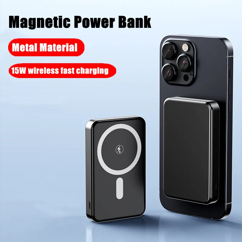 Mini Magnetic Powerbank For Samsung Xiaomi iphone External Battery Portable Wireless Charger Auxiliary Backup Battery Power Bank