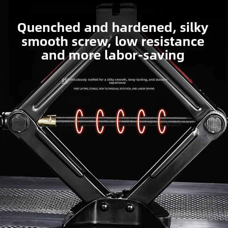 Reliable  Auto Repair Tool Scissor Jack Laboratory-saving SUV Car Car 3-ton Hand Rocker Scissor Jack Anti-rust Paint