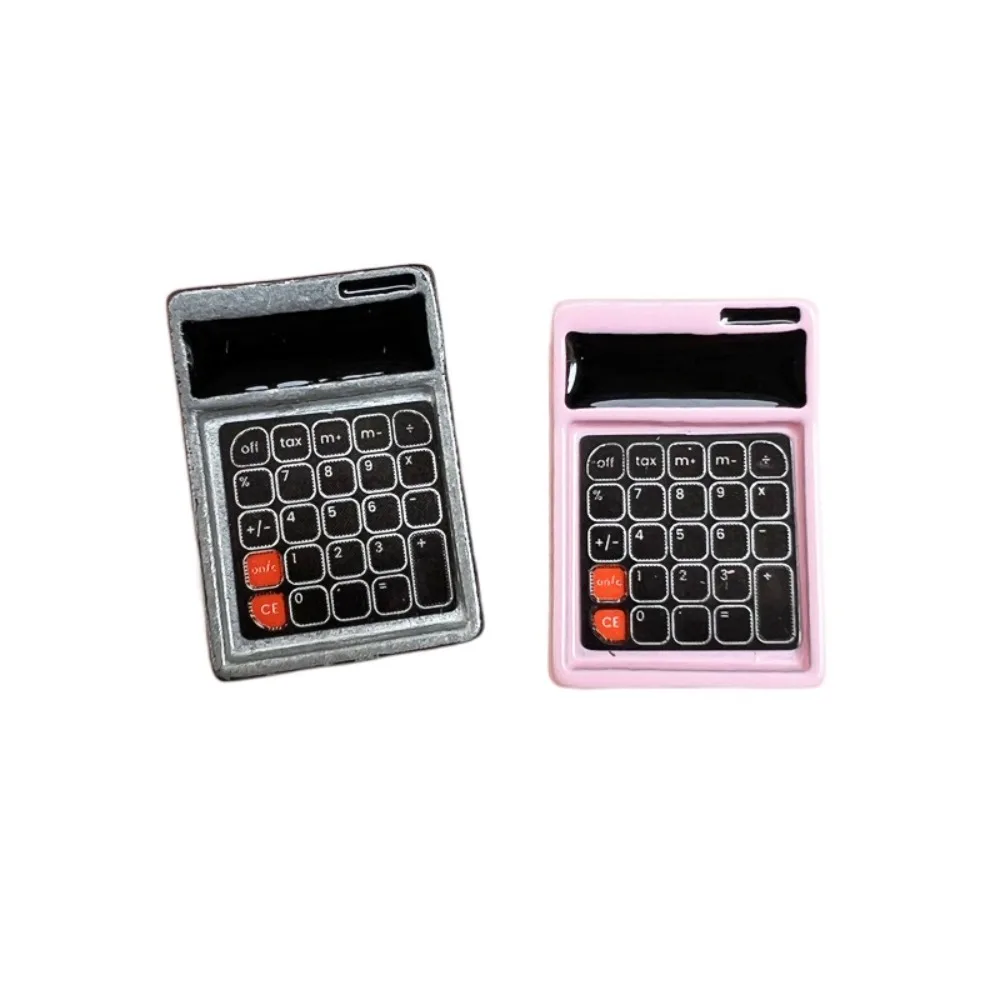 Simulation 1:12 Dollhouse Calculator Creative Mini Dollhouse Miniature Calculator Cute Furniture Toys