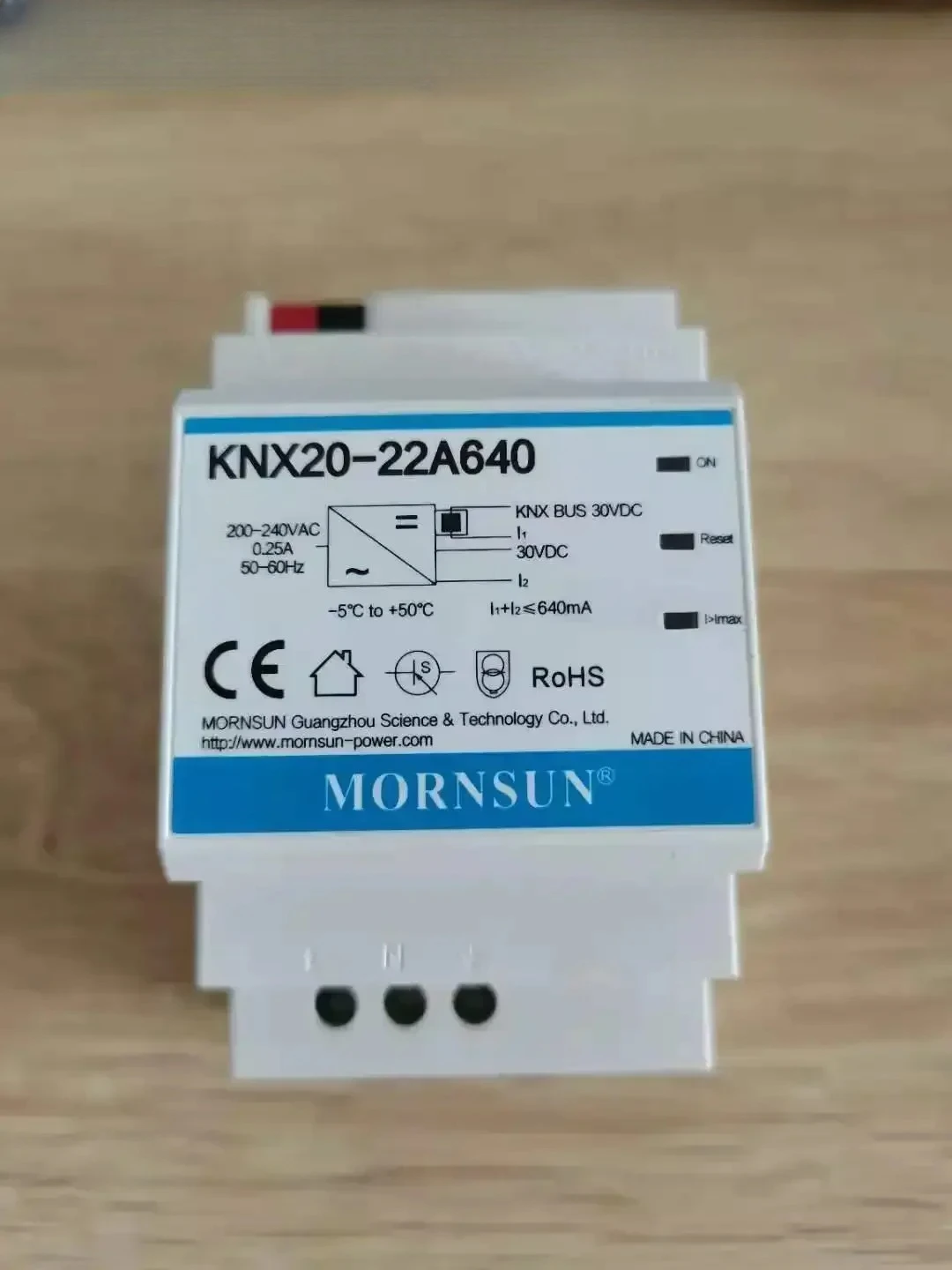 

KNX20-22A640 AC-DC KNX Bus Power Supply 19.2W 30V 640mA Isolated 4KV