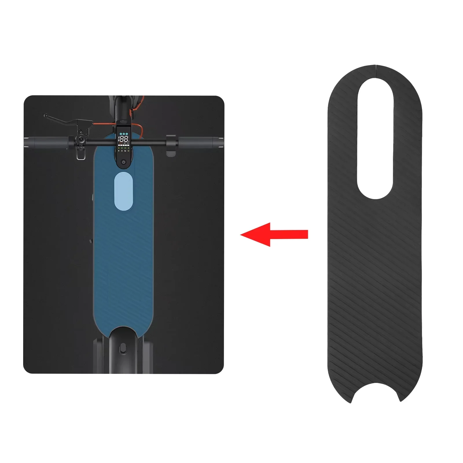 

Накладка на подножку для электросамоката Xiaomi 5 Plus, резиновая, с противоскользящей поверхностью, сильным клеевым слоем, запасная часть.
