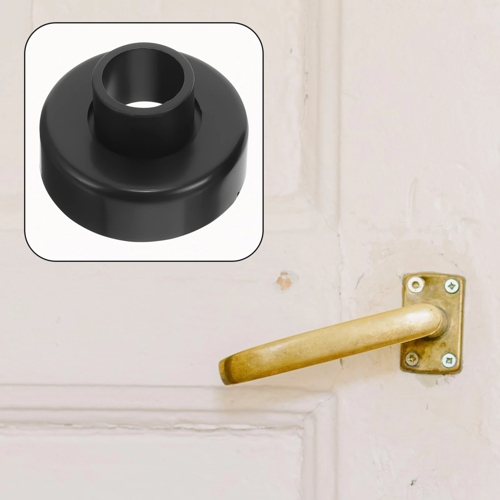 

3pcs Stopper Protector Nylon Bumpers Door Handle Knob Cushion Concave Wall Bumper Slam Stopper Durable Water Resistant Easy