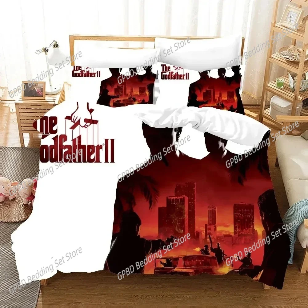 

3D Print Godfather Bedding Set For Bedroom Soft Modern Bedspreads Comefortable Kids Duvet Cover Quilt Cover And Pillowcase